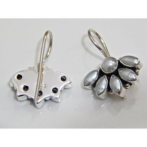 925 <b>Sterling</b> <b>Silver</b> Freshwater Pearl Earrings Handmade Natural Gemstone Jewelry for Weddings New Freshwater Pearl Ear <b>Studs</b> Gift - Product Image 5