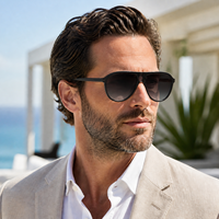 Lunettes de soleil Mellume haut de gamme surdimensionnées en acétate faites à la main, polarisées, avec logo personnalisé OEM, grande monture, protection UV400, pour l'extérieur, de créateur
