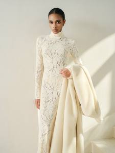 Manteau d'hiver pour femmes Style unique Nara Premium Alpaca Long Coat Vêtements à double boutonnage 2025 Vêtements pour femmes Étiquetage privé - Product Image 5