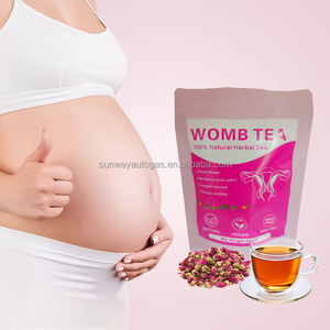 Kräutertee für die Gebärmuttergesundheit der Frau unterstützt das hormonelle Gleichgewicht und die Menstruationsgesundheit. Natürlicher Gebärmuttertee, warmer Tee. - Product Image 1