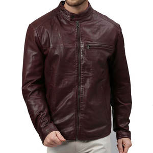 Chaqueta de Cuero PU para Hombre de Buena Calidad, Corte Regular, Gran Personalidad, Entrega Rápida, Chaqueta de Motero para Hombre - Product Image 1