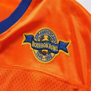 Custom V Neck American Football Jersey Stylish Fit With <b>Mesh</b> American Football Uniform For Clubs And Schools - Product Image 5