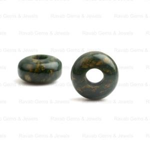 14x8mm Rondelle Briolette Natural suave riolita selva jaspe gran agujero cuentas de piedras preciosas sueltas para la fabricación de joyas al por mayor - Product Image 2