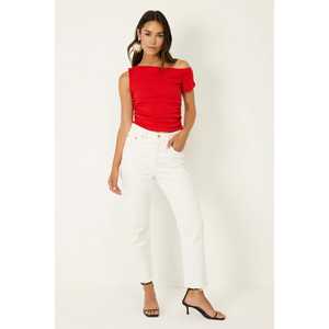 เสื้อเบลาส์คอไม่สมมาตร - Product Image 4