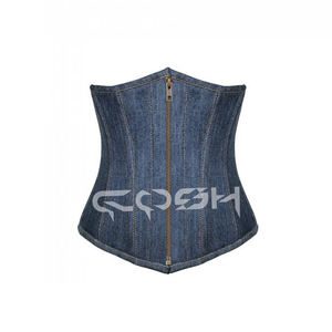 Corset en jean Steelboned sous le buste avec fermeture à fermoir pivotant - Product Image 3