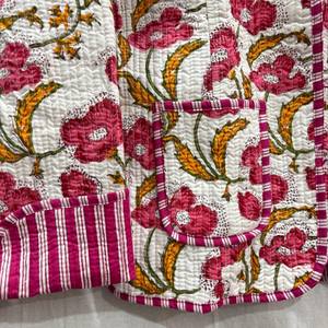 แจ็กเก็ตบุผ้าคอตตอนพิมพ์ลายสไตล์โบฮีเมียนสำหรับผู้หญิงเสื้อโค้ทระบายอากาศทำด้วยมือพร้อมกระดุมใกล้กับของขวัญวันหยุด - Product Image 4