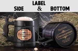 The Ultimate Beer Mug Handcrafted From Real Wood Designed <b>for</b> Ale Lovers Festivals and Viking Style Drinking - Product Image 3