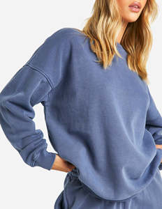 Sudadera de Gran Tamaño para Mujer, Ropa de Calle, Sudadera con Capucha, Jersey Holgado, Manga Larga, Lana, Informal, Cálido, Traje de Moda para Invierno - Product Image 6