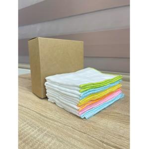 Serviette de cuisine à séchage rapide de couleur unie OEM ODM écologique 100% serviette en coton basse quantité minimale de commande réutilisable hypoallergénique 25*35cm - Product Image 5