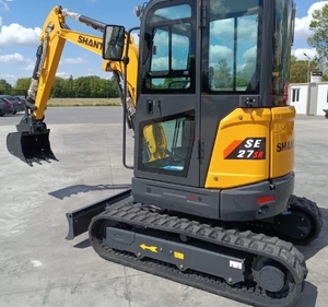 Mini-excavatrice sur chenilles SHANTUI de 2,8 tonnes avec moteur Yanmar, boîte de vitesses haute efficacité et composants PLC SE27SR - Product Image 2