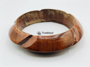 Bracelets en bois faits à la main pour dames bijoux de mode exportation en gros par Tradebyd - Product Image 2