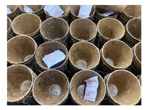 100% ECO FRIENDLY COCONUT FIBER <b>CLAY</b> BIODEGRADABLE COCONUT COIR GROW NURSERY PLANT <b>POT</b> FROM SUPPLIER VIETNAM - Product Image 3