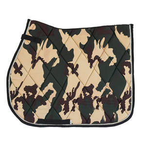 Almohadillas de sillín de doma equina de camuflaje, juego de alfombras Numnah de caballo, almohadilla de sillín de espuma para propietarios de caballos, productos de caballo Matchy de sublimación - Product Image 4