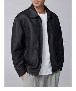 Veste universitaire moderne avec coupe ajustée et mélange de laine premium - Product Image 6