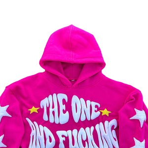 A granel 100% algodón Puff impresión Streetwear Full Zip up Hoodie fabricantes logotipo personalizado de gran tamaño Puff impresión sudaderas con capucha - Product Image 3