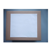 Enveloppe de liste de colisage transparente auto-adhésive imperméable avec ruban adhésif facile à ouvrir