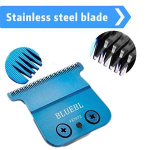 Lame de rechange professionnelle pour tondeuse, compatible avec la tondeuse à cheveux électrique DLC 2.0 en alliage de titane et acier inoxydable, type de prise US - Product Image 3