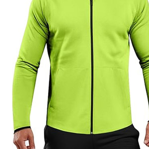 Wholesale Eco-Friendly Breathable Men's Gym <b>Jackets</b> for <b>Winter</b> Fitness <b>Running</b> with Custom Front Logo OEM Service Manufacturer - Product Image 2