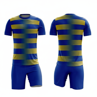 Jersey Sepak Bola Grosir OEM 2026 100% Poliester Cepat Kering Bernapas Lengan Pendek Logo Kustom Unisex Pakaian Latihan Sepak Bola/Gym
