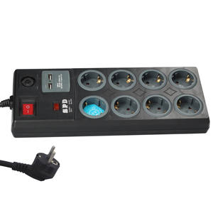 Base multipla 8T 2USB con interruttore (GSC 803393) - Product Image 2