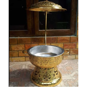 Nouveau plat de nourriture fait à la main Vintage classique élégant meilleure vente plat de chauffage décoratif chauffe-plats en métal Vintage - Product Image 2