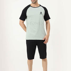 Best Sale Price <b>Men</b> <b>Summer</b> Shorts Set Low MOQ Breathable T <b>Shirt</b> With Short Sets - Product Image 1