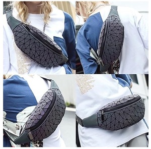 Riñonera personalizada para viajes al aire libre, riñonera deportiva para correr, riñonera con correa ajustable para hombres y mujeres, bolsillos con cremallera - Product Image 5