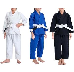 Alta calidad 100% algodón niños Jiu Jitsu MMA Grappling Wear cómodo niños Jiu Jitsu Gi trajes para Artes Marciales Taekwondo Set - Product Image 1