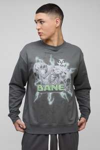Nueva llegada de alta calidad básica Regular Fit Bane licencia impresión sudadera hombres sudadera personalizada mezcla de algodón sudadera - Product Image 2