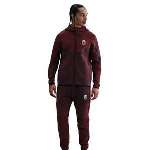 <b>Mens</b> Tech Fleece Joggers in Maroon Lightweight Warm Athletic Training Pants Slim Fit Premium Streetwear Activewear Sweatpants - Product Image 4