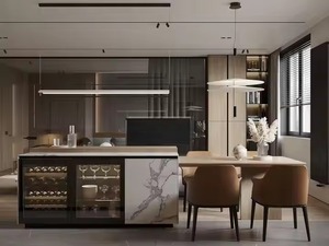 ตู้ครัวไม้ไผ่อเนกประสงค์ทันสมัยชุดพร้อมประกอบส่งตรงจากโรงงาน - Product Image 4