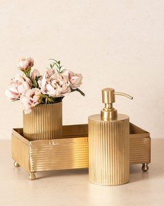 Juego de baño de mármol Habitación de uso Hotel Restaurante Accesorios de baño Holding Made India Alta calidad Cantidad a granel al por mayor - Product Image 4