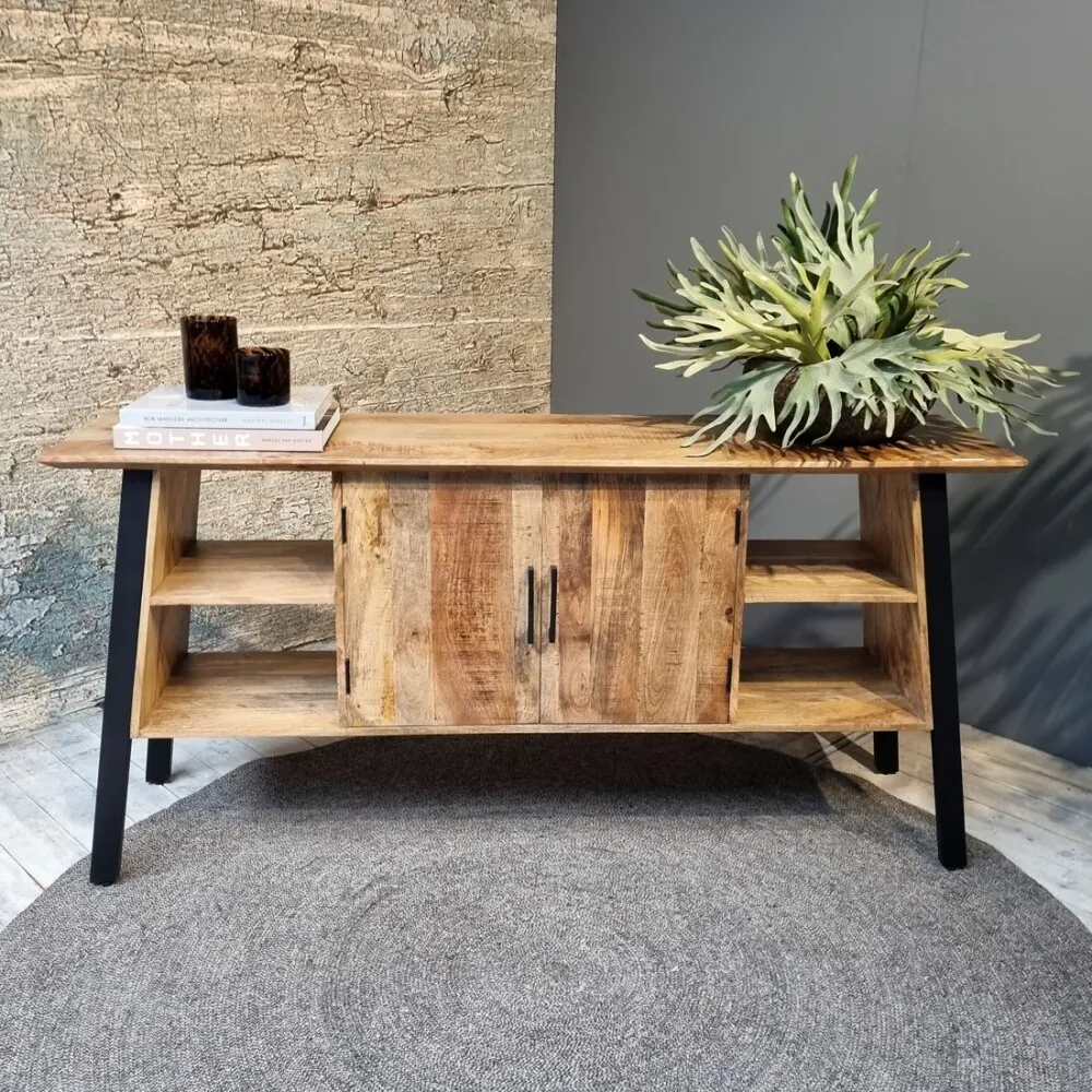 Meja furnitur kayu meja terbaik baru terbaik dengan rak penyimpanan meja komputer untuk meja kantor Modern stabil