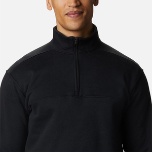 Slim Fit Adulte Hommes Demi Zip Sweat Noir Couleur Plus La Taille À Manches Longues Vêtements De Plein Air Sweat Pour Garçons OEM srvice - Product Image 4