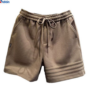 Shorts de basket-ball en coton personnalisés pour hommes, shorts de sport amples avec cordon de serrage, style hip-hop, pour l'été - Product Image 5