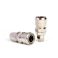Adaptateur de compresseur d'air en acier inoxydable NPT, résistant à la corrosion, connecteur de tuyau mâle à déconnexion rapide