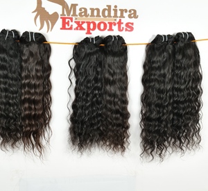 <b>Cheap</b> Remy 100% Cuticle Aligned Wavy Bundles Vendor Virgin Cuticle Aligned Double Weft Indian Human Hair <b>Extensions</b> - Product Image 3