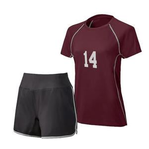 Uniforme de voleibol de servicio OEM para hombres, impresión por sublimación personalizada, ropa deportiva transpirable de secado rápido, uniforme de camiseta de voleibol - Product Image 1