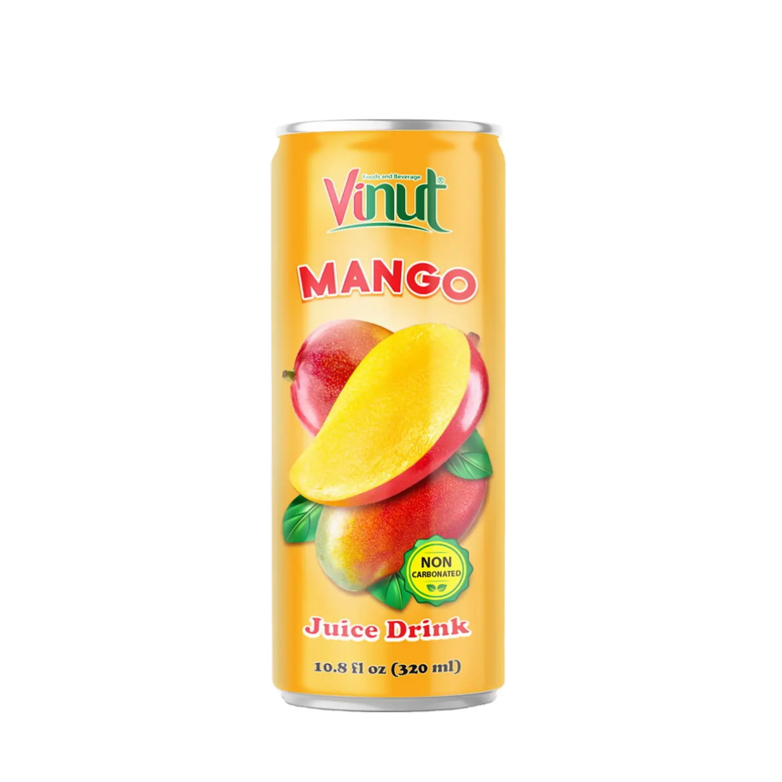 320ml VINUT New Listing Good Smell Sweet No Preservatives Private Label service Sellers Canned Mango juice drink