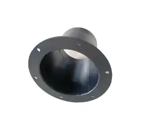 YHX Braçadeira de peças sobressalentes para tubos de aço com revestimento elétrico preto barato, conector pequeno para fabricação de metal e estampagem de metal