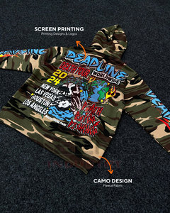 Conjunto de Sudadera con Capucha y Pantalones Deportivos para Hombre, Personalizado, con Estampado, Estilo Vintage, Ligero, de Algodón, con Cordón Ajustable - Product Image 3