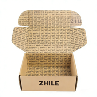 Caja de Embalaje de Cartón Corrugado Kraft de 125 g/m² con Logotipo Personalizado al por Mayor, Caja de Envío para Fruta Fresca, Precio de Fábrica, Caja a Granel con Logotipo