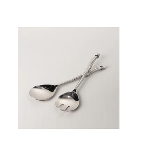 Passe au lave-vaisselle Fourchette à salade en acier inoxydable Ensembles de serveurs à salade Cuillère à salade la plus exigeante Sous votre budget - Product Image 6