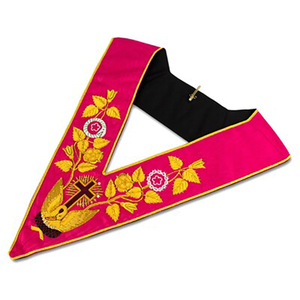 Regalia Lodge Collar de Oficial masónico Rito escocés Collar de 14 grados - Product Image 4
