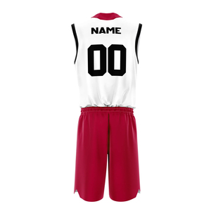 Derniers modèles de maillots de basket-ball imprimés à l'écran pour les équipes, 100% polyester, ensemble de maillots de basket-ball à séchage rapide - Product Image 3