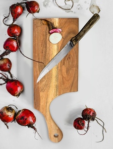 Tabla de cortar de madera de acacia de primera calidad, duradera y elegante, el mejor producto para cocina, fabricante de India - Product Image 5