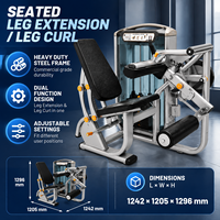 Machine de musculation des jambes (extension et flexion assise) en gros de l'usine chinoise BN pour hôtels, salles de sport, centres de formation et studios privés
