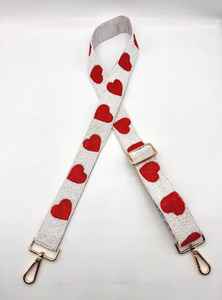 Correa de Bolso con Cuentas, Correa Cruzada con el Color del Equipo para Bolsas Transparentes de Estadio, Diseño Artesanal con Cuentas de Semillas - Product Image 2