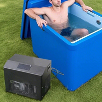 Refroidisseur d'eau portable 1/2 Hp Nouveau design Machine de refroidissement rapide avec WiFi pour le glycol de baignoire froide extérieure