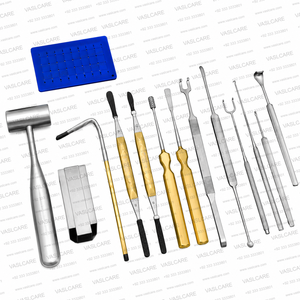 Juego de Instrumentos para Rinoplastia, 50 Piezas, Manual, Acero Inoxidable Alemán, Juego Completo de Herramientas para Cirugía Nasal, Kit de Cirugía Plástica ORL - Product Image 3